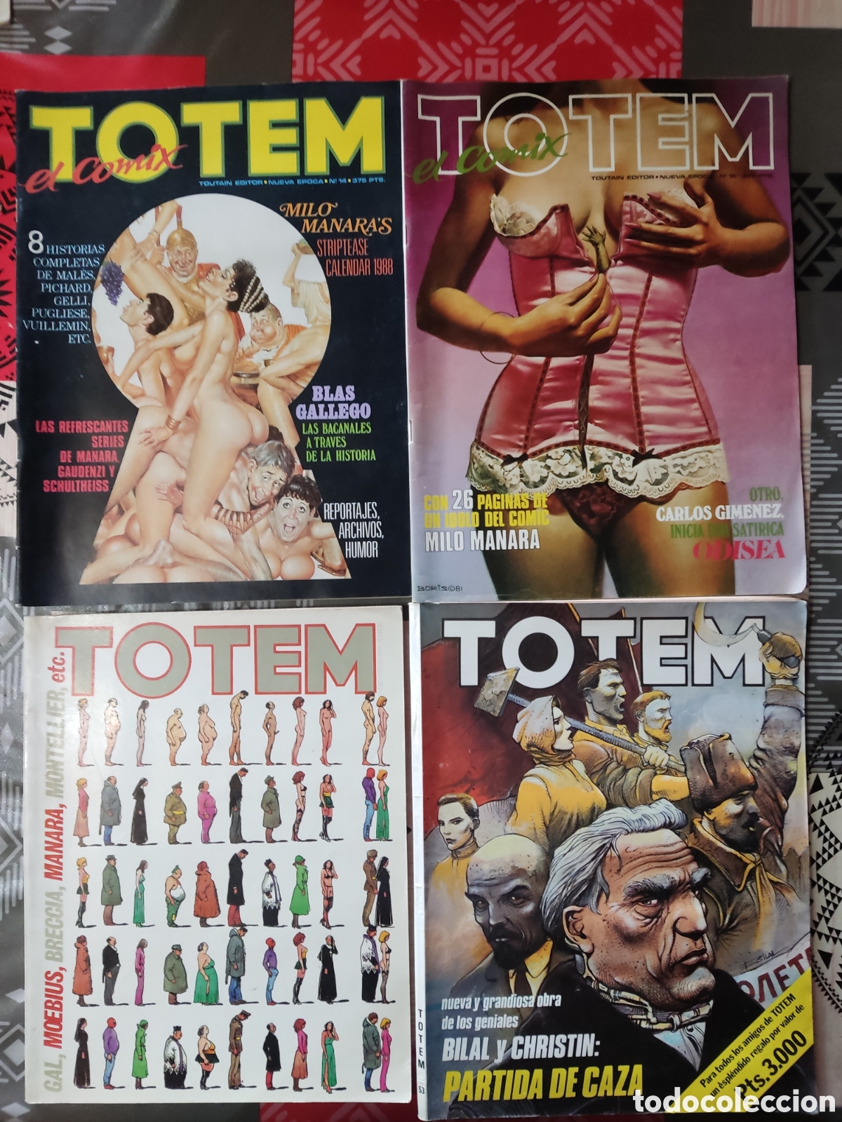 Revistas: 7 revistas Toten ( para adultos )