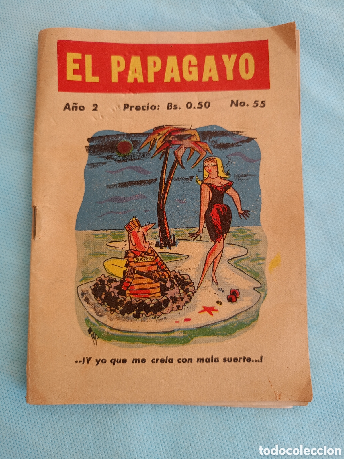 Journals: EL PAPAGAYO, REVISTA EROTICA DE HUMOR . A&Ntilde;O 2- N&deg; 55