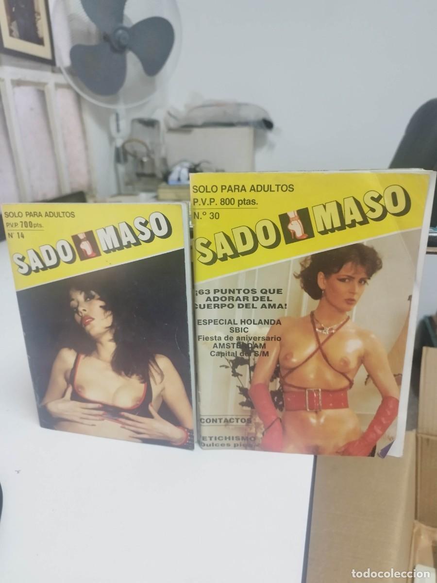 Zeitschriften: Revista Sado Maso. Num 14 y 30. Bondage. Fetichismo. Pornografia.