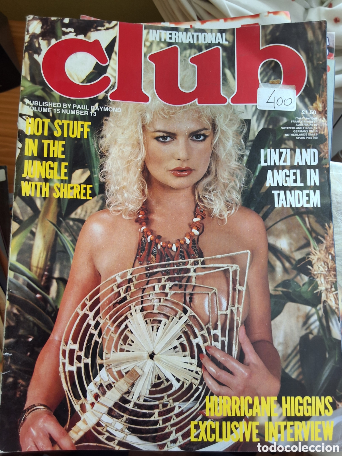 Magazines: Club revista erotica inglesa desnudos mujeres 15/13 a&ntilde;o 1986 Sheree Linzi