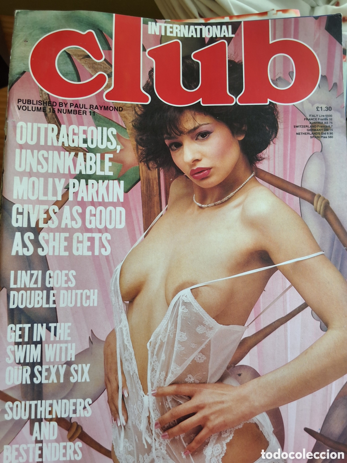 Magazines: Club revista erotica inglesa desnudos mujeres 15/11 a&ntilde;o 1986