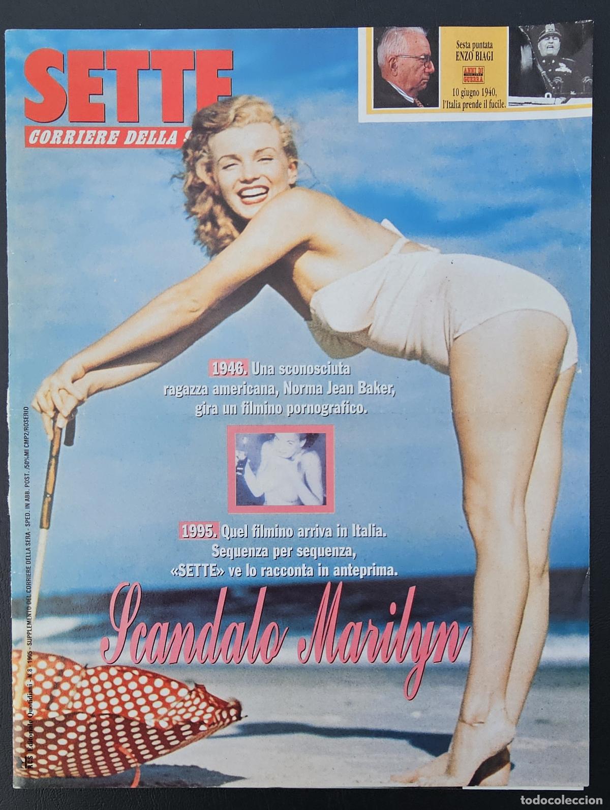 Zeitschriften: MARILYN MONROE REVISTA SETTE CORRIERE DELLA SERA - 1995 ITALIANA - BULO FILM PORNO