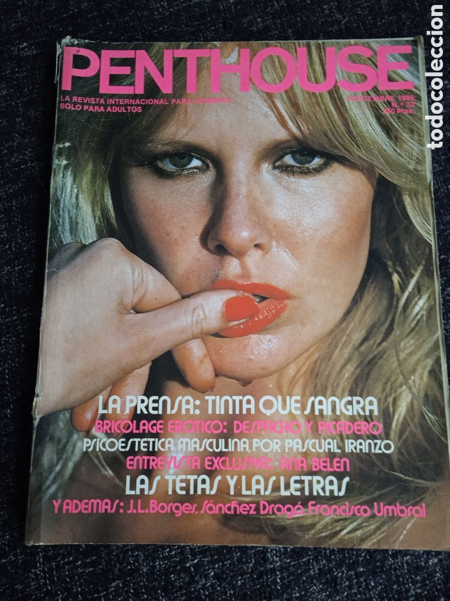 Journals: PENTHOUSE N&ordm; 32 NOVIEMBRE 1980 ENTREVISTA A SARA MONTIEL Y A ANA BELEN