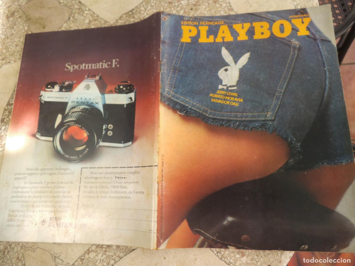 Zeitschriften: playboy, edition francaise, fevrier 1974, poster nancy, dali, stephanie, julie bonnie cindy