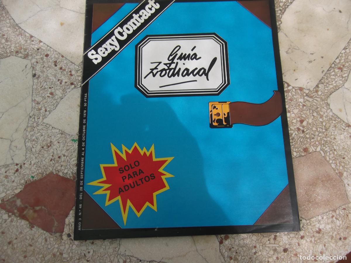 Revistas: sexy contact n&ordm; 46, revista erotica espa&ntilde;ola, 1978, solo para adultos