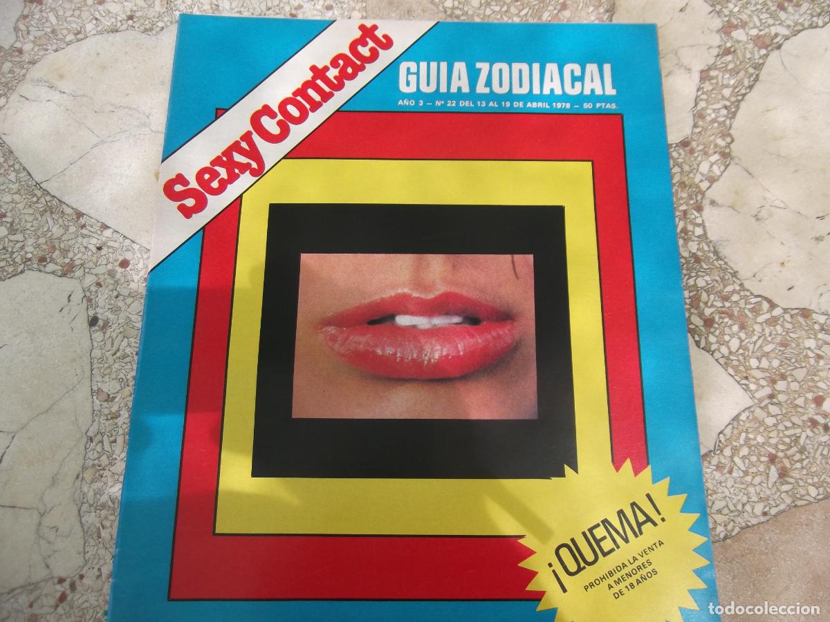 Zeitschriften: sexy contact n&ordm; 22, revista erotica espa&ntilde;ola, 1978, solo para adultos,