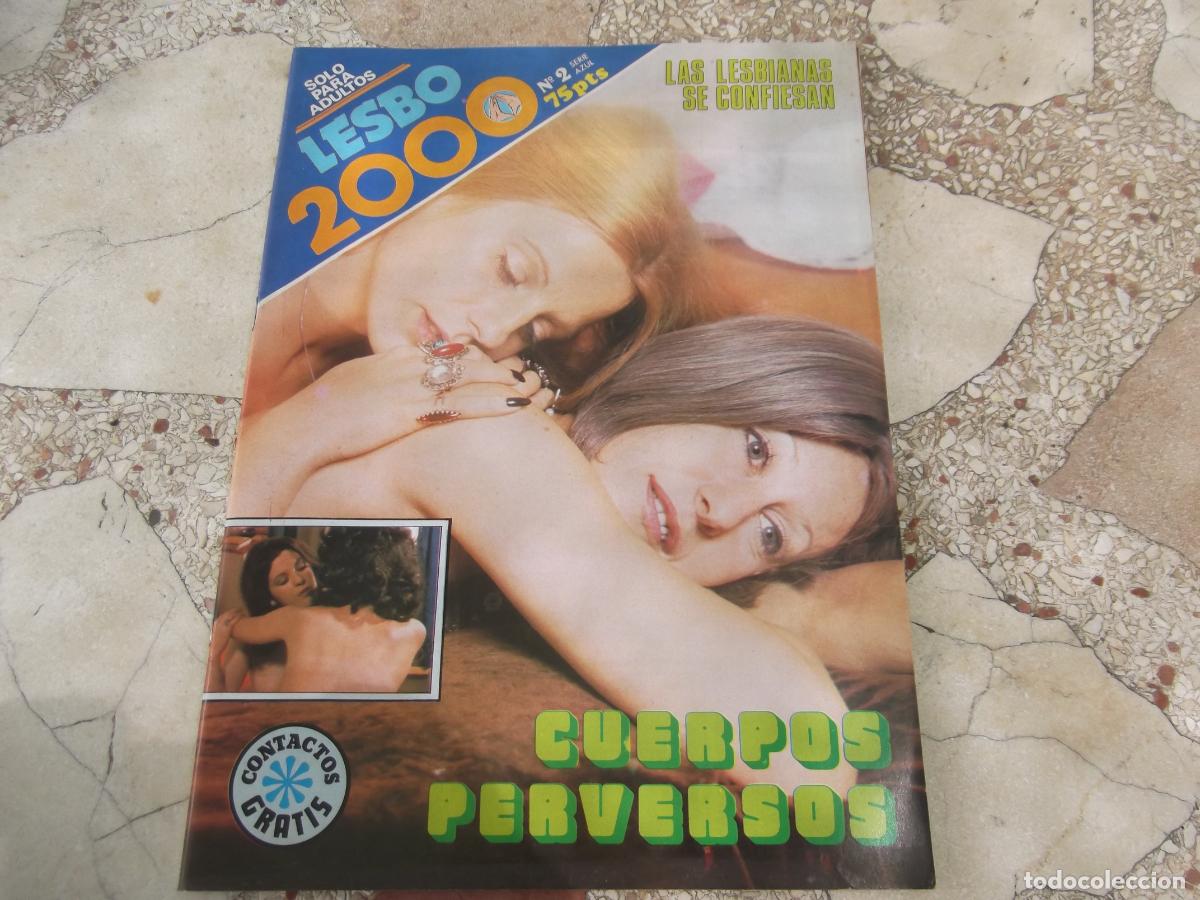 Magazines: lesbo 2000, n&ordm; 2, serie azul. ilustrado, revista erotica espa&ntilde;ola, solo para adultos