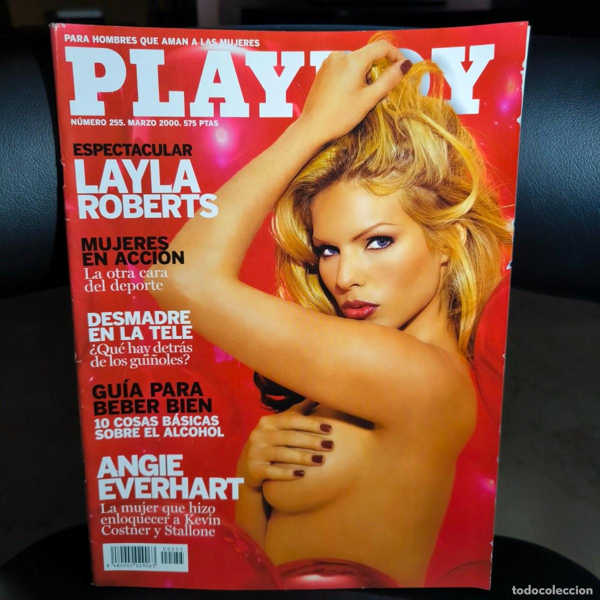 Revistas: PLAYBOY MARZO 2000 - N&ordm; 255 - PORTADA LAYLA ROBERTS - CHRISTINA RICCI - ANGIE EVERHART