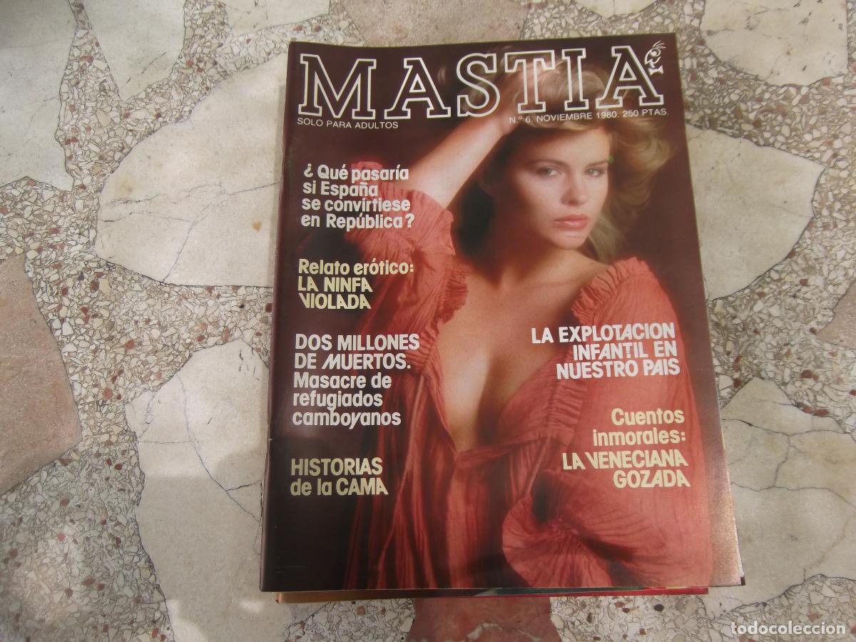 Journals: mastia n&ordm; 6, 1980, revista erotica espa&ntilde;ola ,solo para adultos,