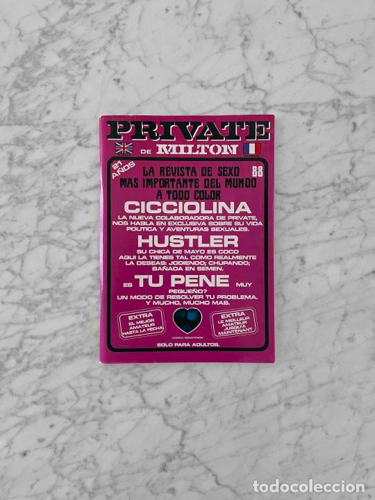 Revistas: REVISTA PORNO PRIVATE - N&ordm; 88 - 1987