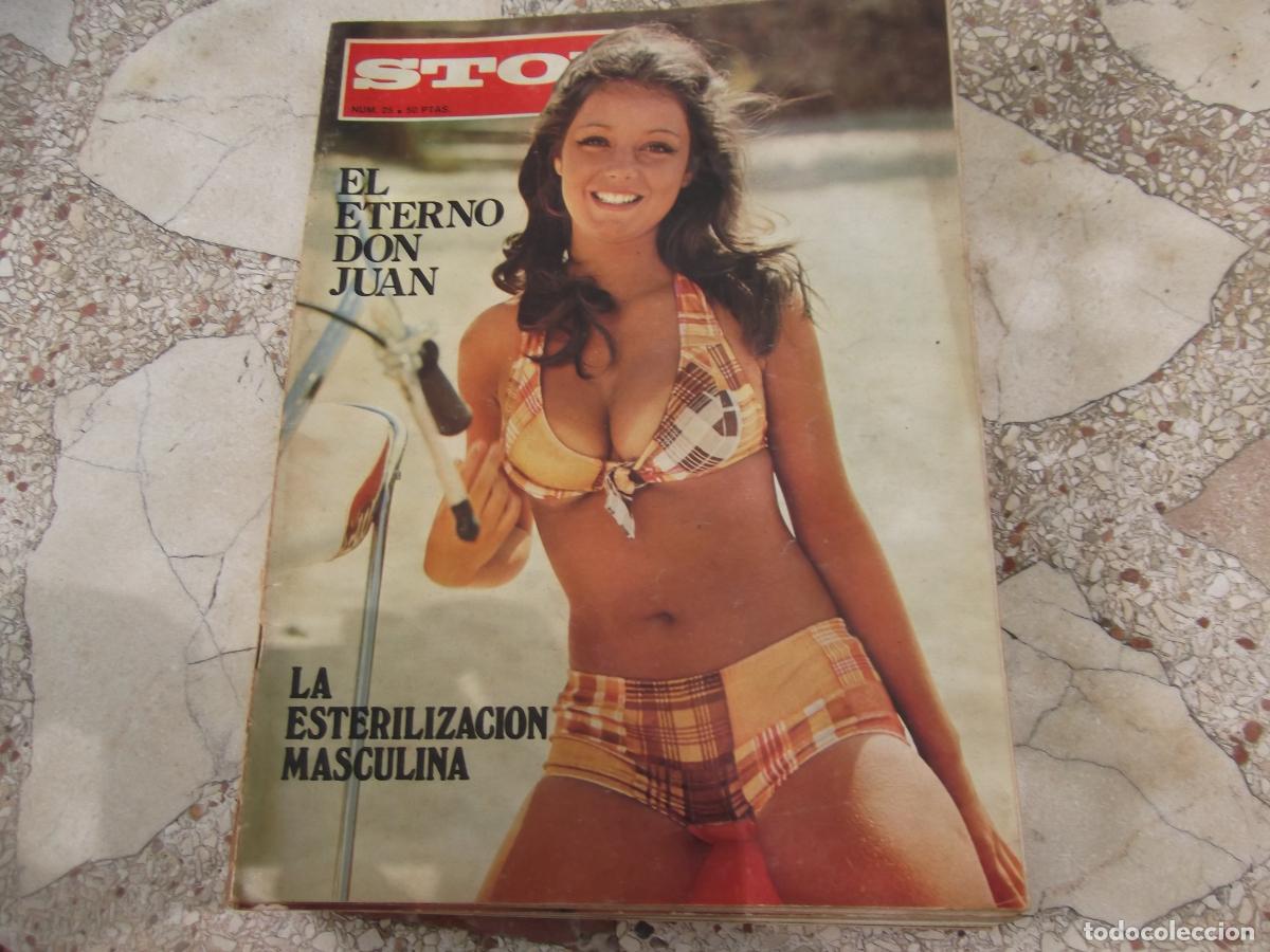 Magazines: stop n&ordm; 25, 1977, revista erotica, esterizacion masculina, poster julie benson, sidne rome,