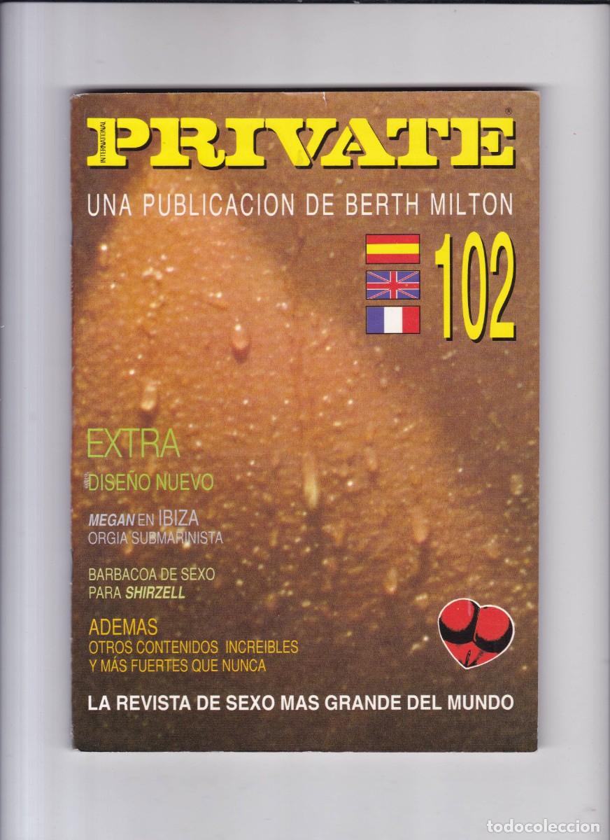 Journals: REVISTA X - PRIVATE Nr. 102 - BERTH MILTON & PETER LOUSIN - CON POSTER DESPLEGABLE