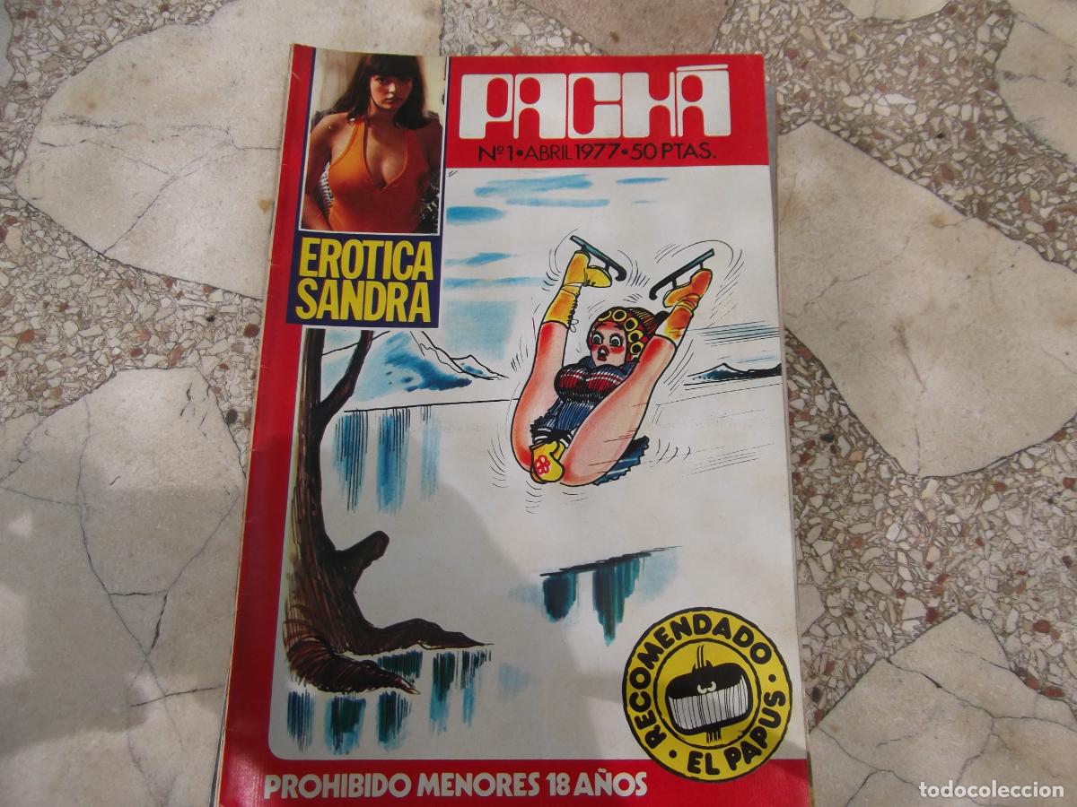 Journals: Revista pacha n&ordm; 1, con p&oacute;ster, 1977, er&oacute;tica solo para adultos