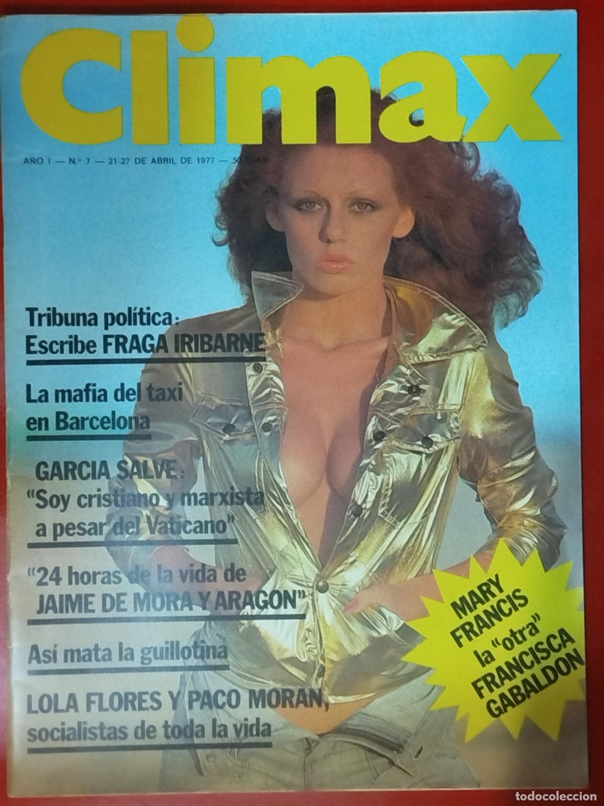 Journals: REVISTA EROTICA CLIMAX N&ordm; 7 . 1977. FRAGA, TAXI, GARCIA SALVE, MARY FRANCIS, LOLA FLORES