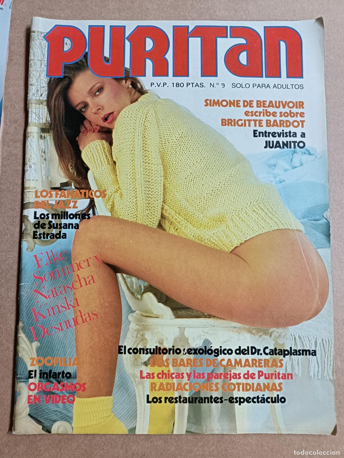 Zeitschriften: PURITAN 9. SUSANA ESTRADA DESNUDA. NATASCHA KINDKI. FUTBOLISTA JUANITO. ELKE SOMMER. Adultos