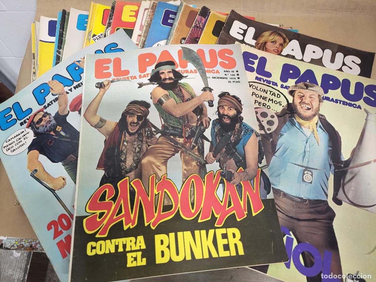 Journals: LOTE 100 revistas sat&iacute;ricas EL PAPUS, de 1973