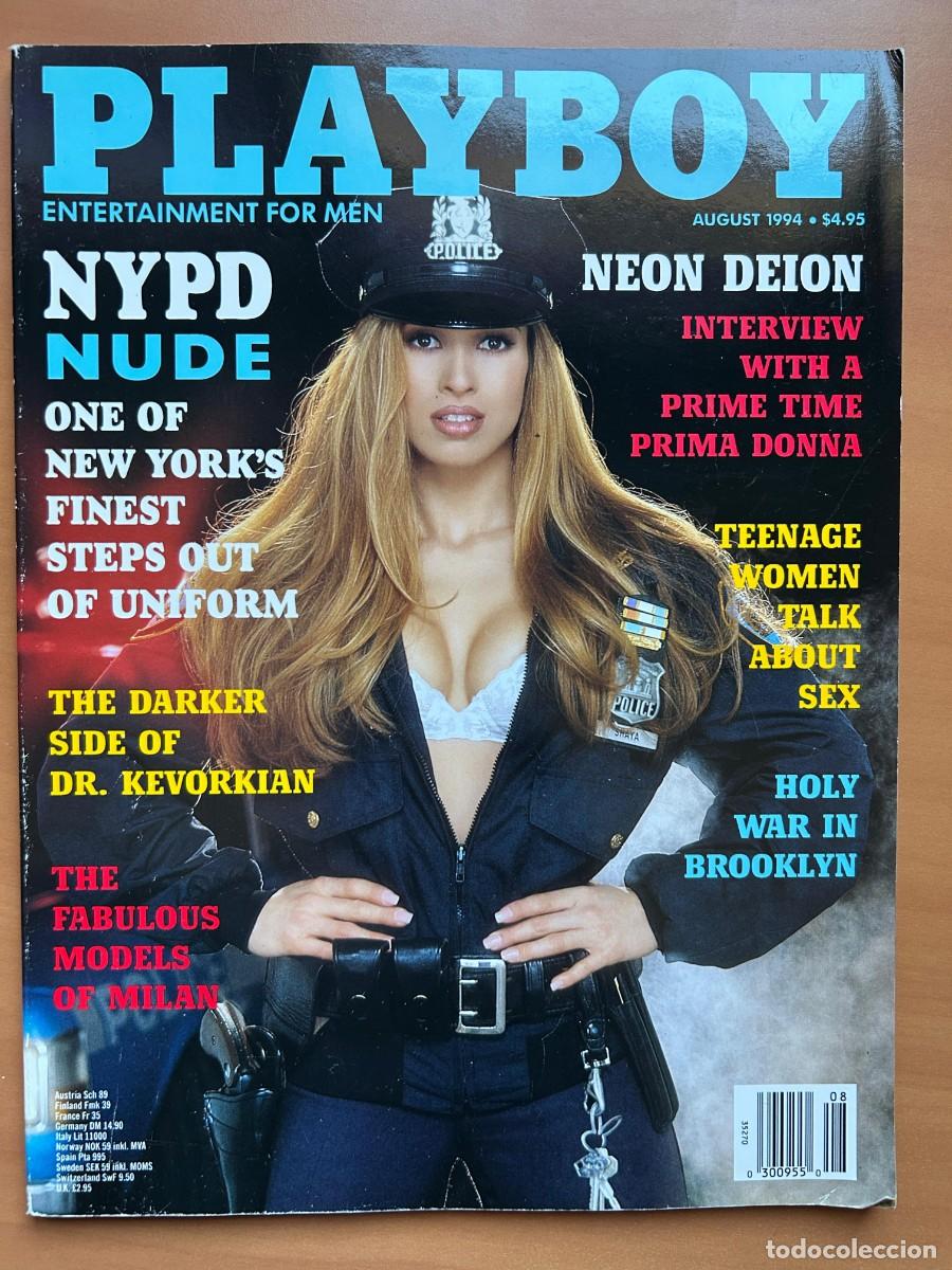 Zeitschriften: Revista PLAYBOY - AUGUST 1994 - NYPD NUDE