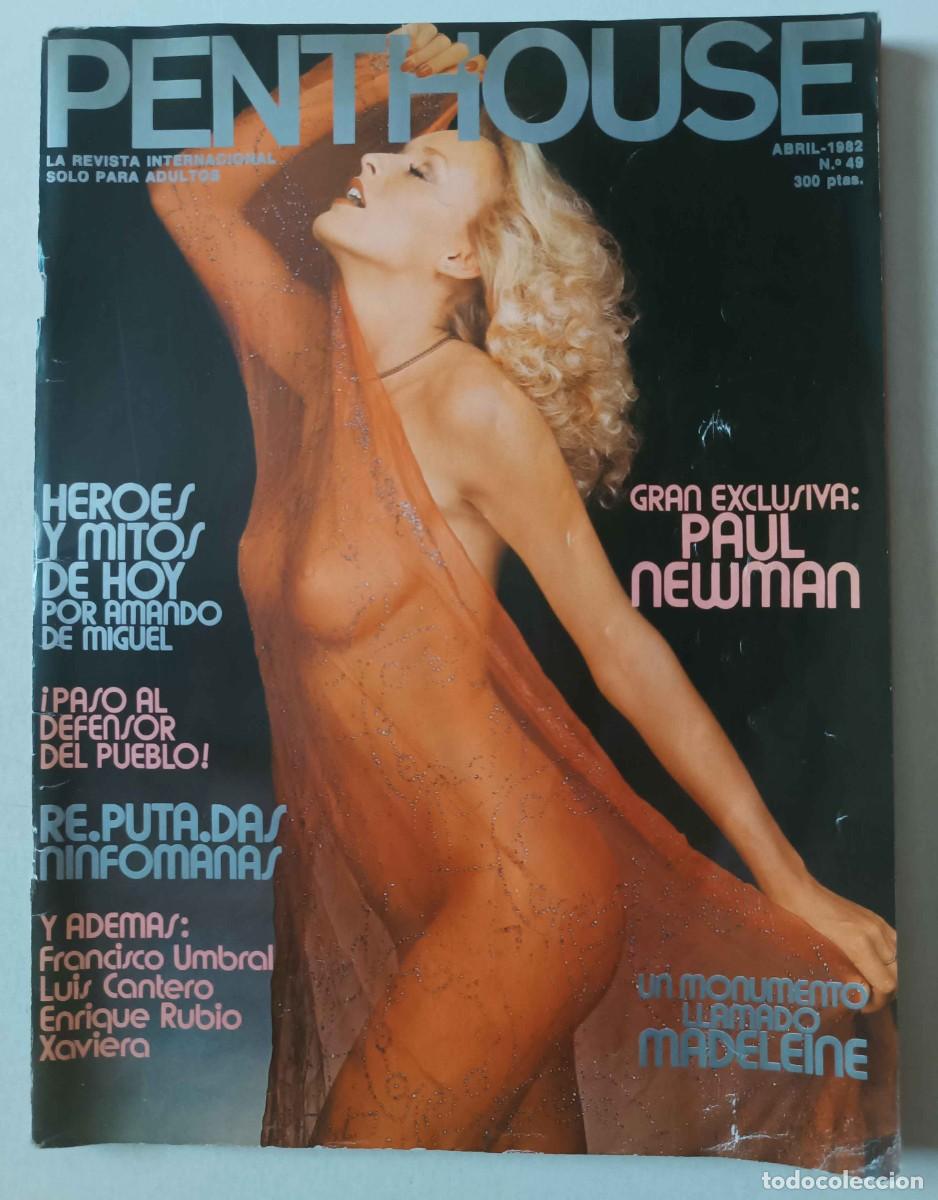 Journals: Revista PENTHOUSE n&ordm; 49 Paul Newman Heaven 17 Alcorta Greta Ardiente Brian Anderson pelota vasca