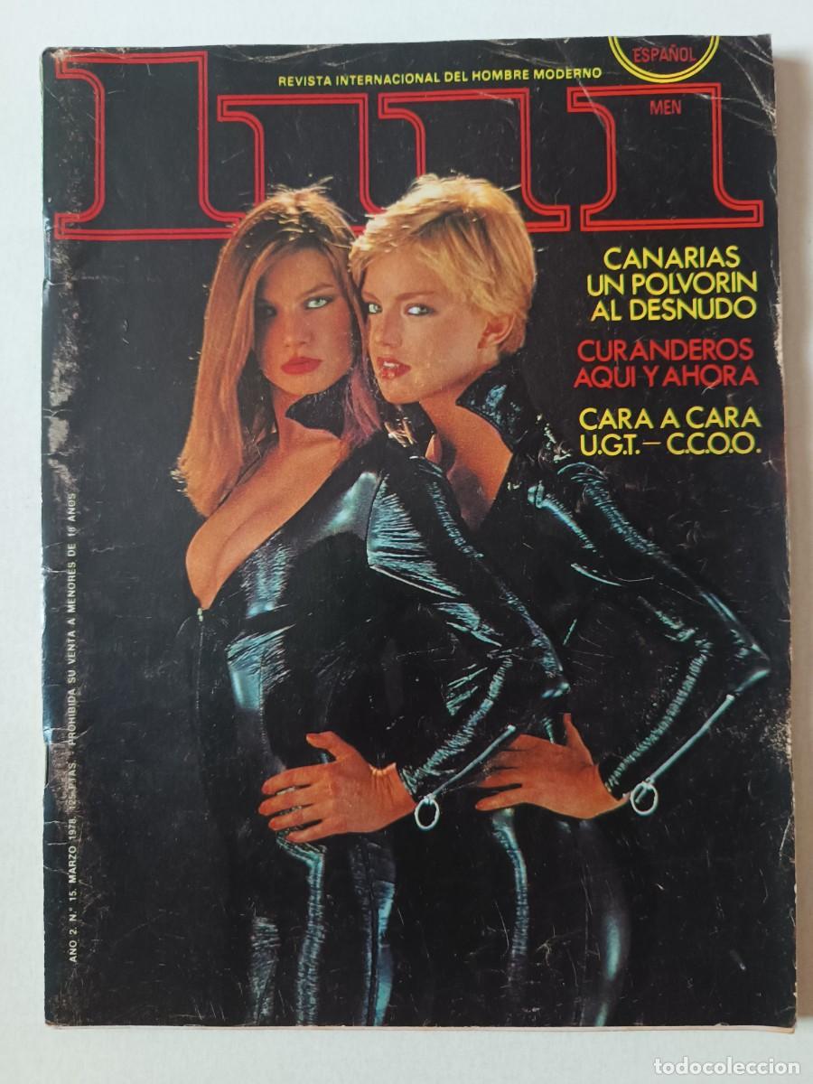Zeitschriften: Revista LUI MEN n&ordm; 15 Nadiuska Marcelino Camacho Nicol&aacute;s Redondo Aslan er&oacute;tica vintage destape