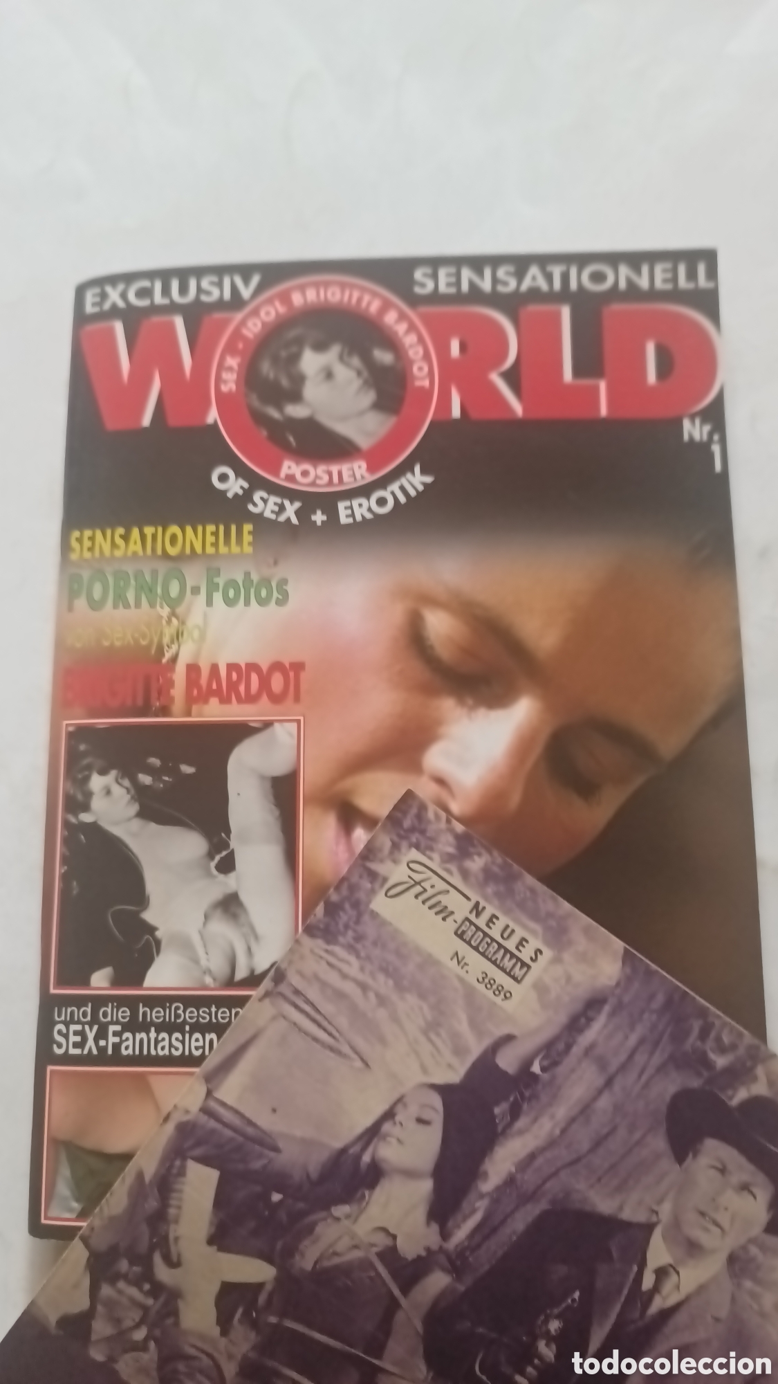 Zeitschriften: World of Sex+Erotik..Nr.1..Brigitte Bardot.. Rarit&auml;t!!