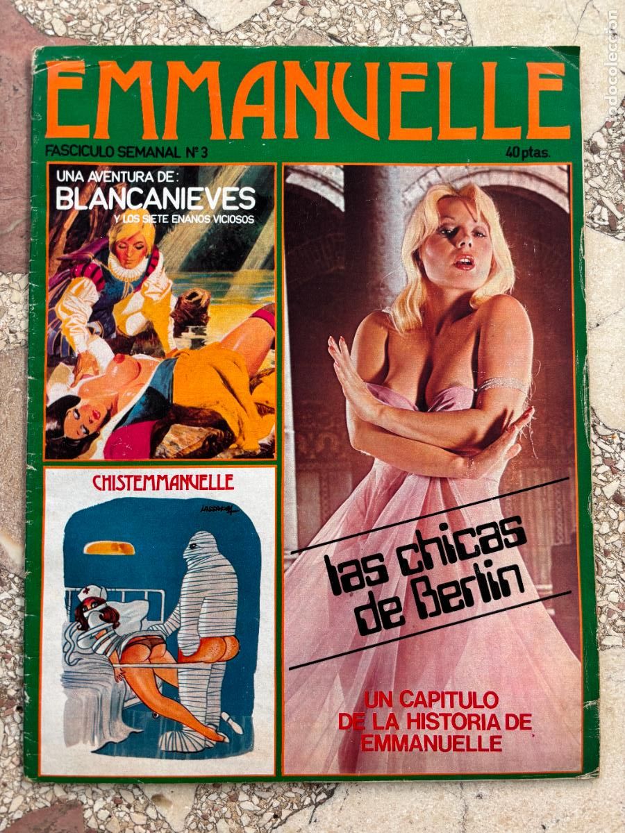 Journals: REVISTA ER&Oacute;TICA EMMANUELLE N&ordm; 3 A&Ntilde;O 1976. INCLUYE POSTER.