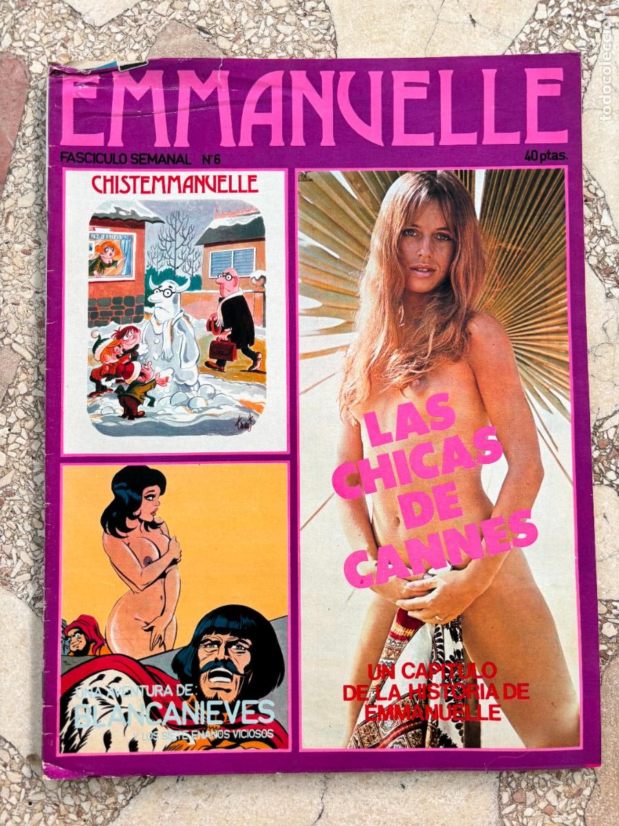 Journals: REVISTA ER&Oacute;TICA EMMANUELLE N&ordm; 6 A&Ntilde;O 1976. INCLUYE POSTER.