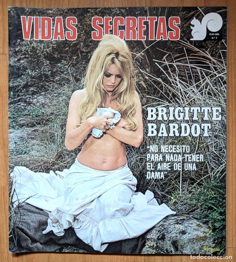 Revistas: BRIGITTE BARDOT Vidas Secretas #2 PlayGirl 1975 Spain magazine +100 photos sexy desnuda revista
