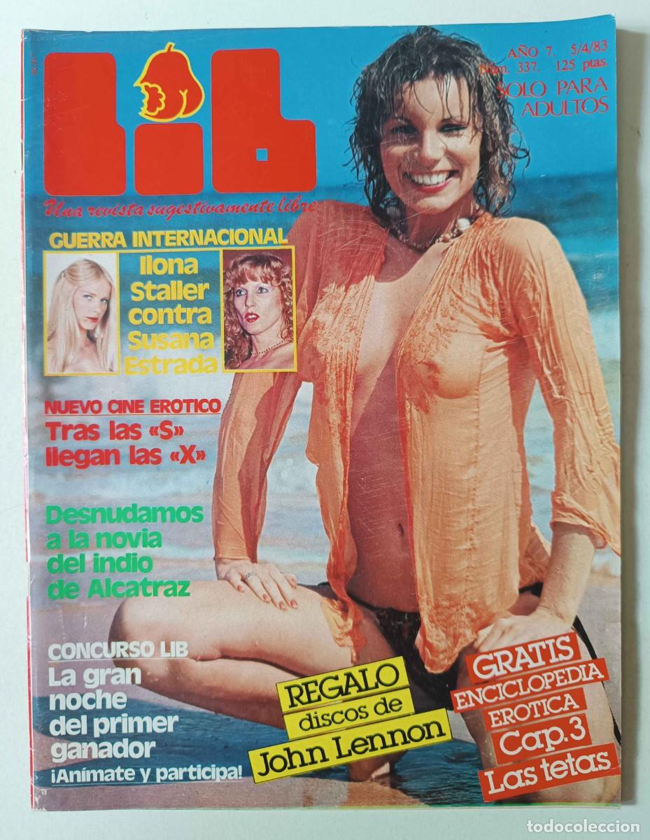Journals: Revista LIB n&ordm; 337 Susana Estrada Ilona Staller Graciela Russinyol Gertrudis Pierrot Cicciolina
