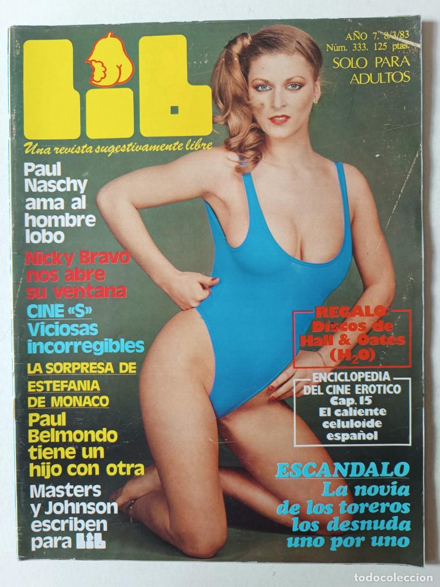 Journals: Revista LIB 333 Paul Naschy Nicky Bravo Johnny Hallyday Travesti Teresita la Mojada Silvia Tortosa