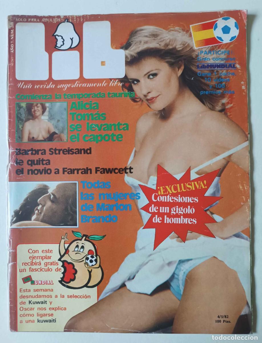 Journals: Revista LIB n&ordm; 289 Barbra Streisand Marlon Brando Beatriz Escudero El Molino Travesti Pamela Prati