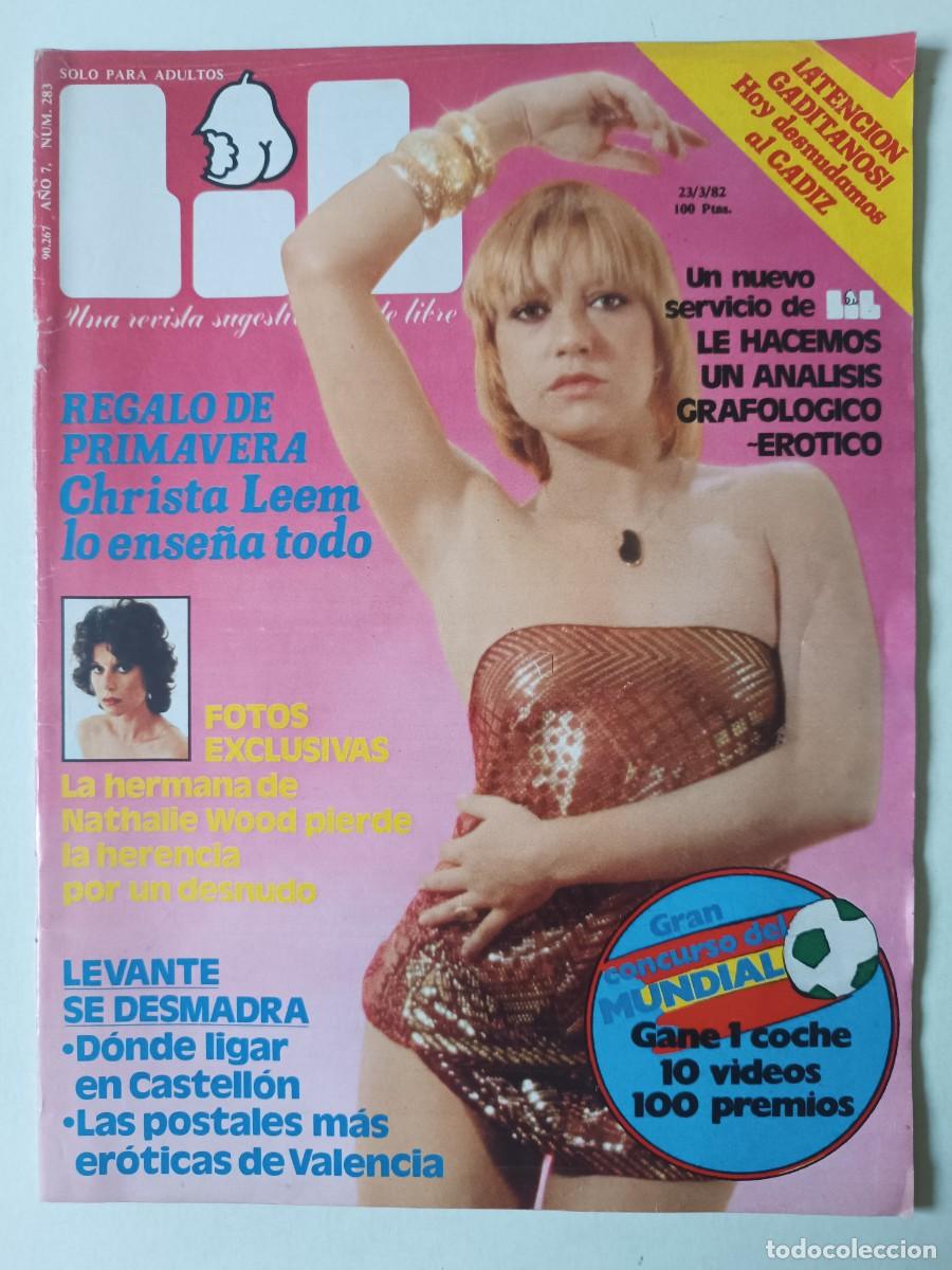 Journals: Revista LIB n&ordm; 283 Christa Leem Beatriz Escudero Gay Club Paco Espa&ntilde;a Nastassja Kinski C&aacute;diz CF Wood