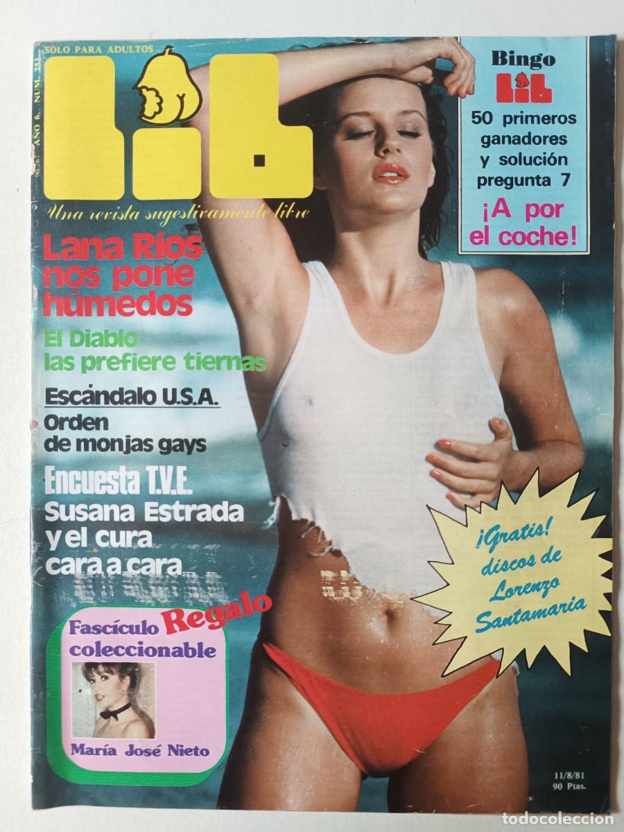 Journals: Revista LIB n&ordm; 251 Susana Estrada Mar&iacute;a Jos&eacute; Nieto Travesti Centauros Lana R&iacute;os Nudismo Destape GAY