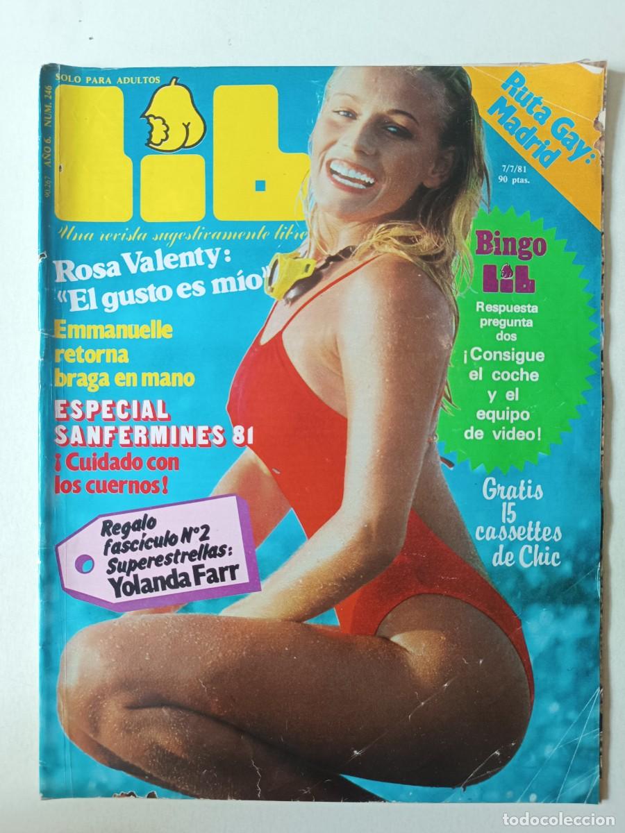 Journals: Revista LIB 246 Rosa Valenty Yolanda Farr Susana Estrada Sylvia Kristel Demis Roussos Travesti Gay