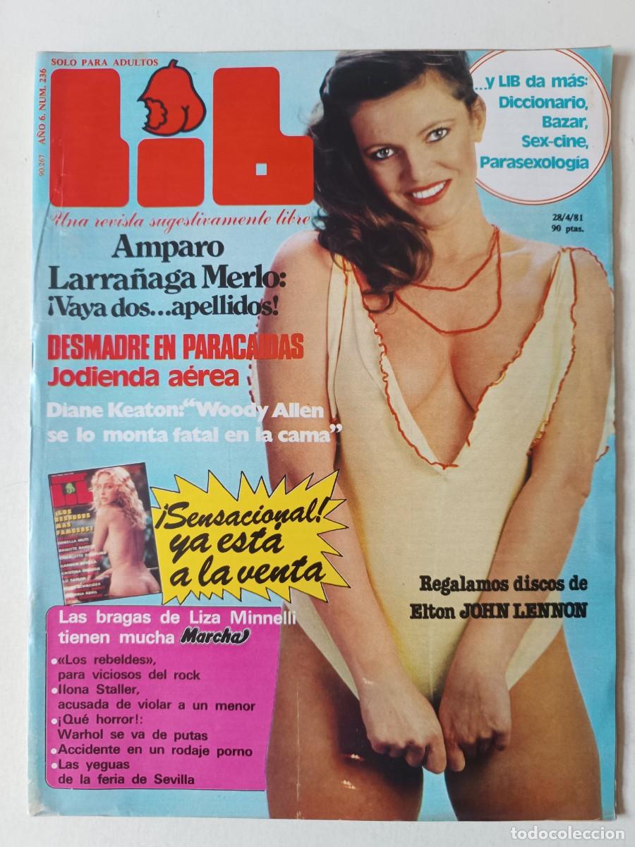 Journals: Revista LIB 236 Amparo Larra&ntilde;aga Ilona Staller Diane Keaton Tania Doris Carmen Sevilla Bibi Andersen