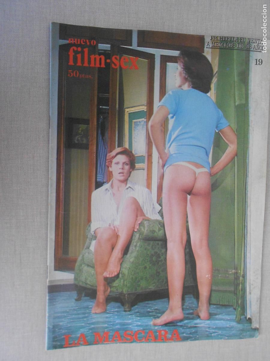 Zeitschriften: FILM-SEX N&ordm; 19 - LA MASCARA - ROSA VALENTY - POSTER REVISTA DE CINE EROTICO A&Ntilde;OS 70 .