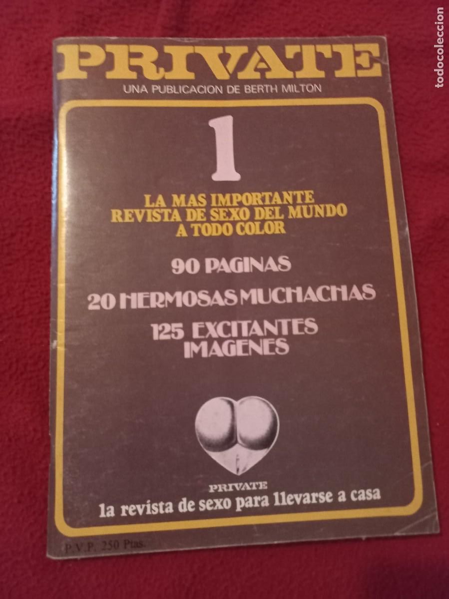 Journals: PRIVATE 1 - EDICION ESPA&Ntilde;OLA 1977 - PORNOGRAFIA - REVISTA