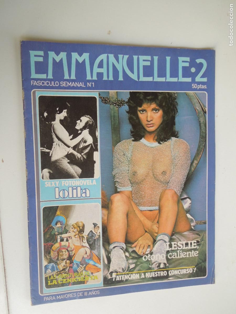 Journals: EMMANUELLE-2 REVISTA N&ordm; 1 - COMICO EROTICA - ILUSTRADA BLANCO NEGRO Y COLOR A&Ntilde;OS 70 SOLO ADULTOS +18