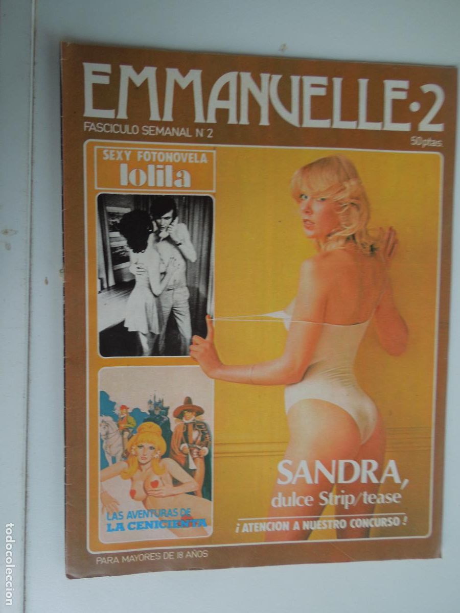 Journals: EMMANUELLE-2 REVISTA N&ordm; 2- COMICO EROTICA - ILUSTRADA BLANCO NEGRO Y COLOR A&Ntilde;OS 70 SOLO ADULTOS +18