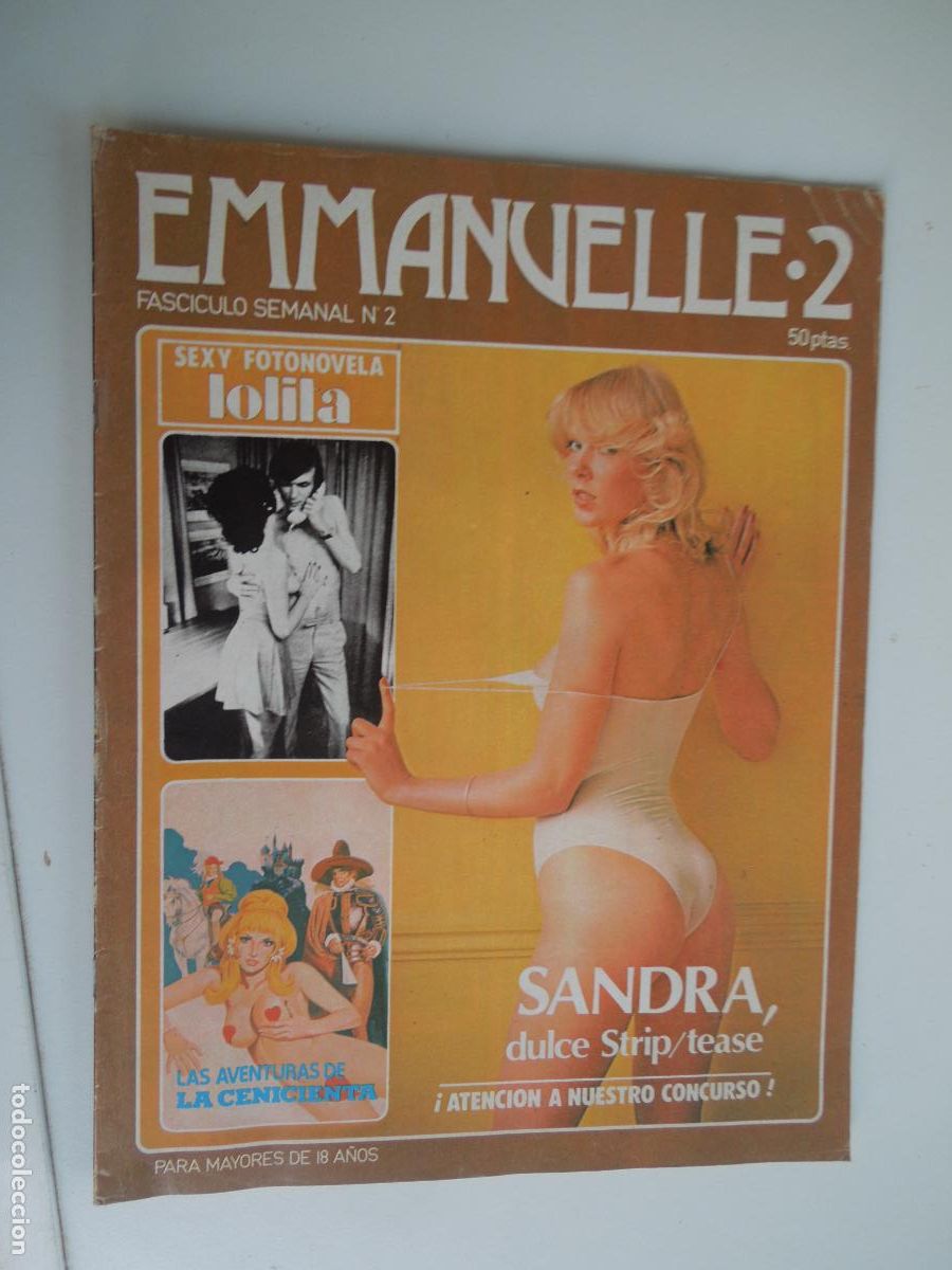 Journals: EMMANUELLE-2 REVISTA N&ordm; 2- COMICO EROTICA - ILUSTRADA BLANCO NEGRO Y COLOR A&Ntilde;OS 70 SOLO ADULTOS +18