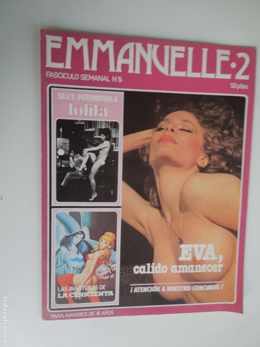 Journals: EMMANUELLE-2 REVISTA N&ordm; 5- COMICO EROTICA - ILUSTRADA BLANCO NEGRO Y COLOR A&Ntilde;OS 70 SOLO ADULTOS +18