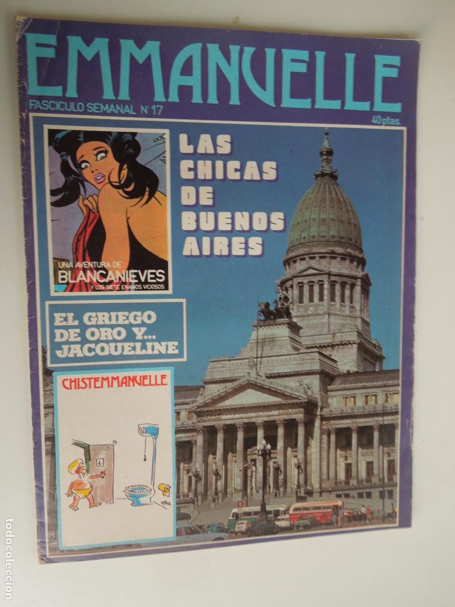 Journals: EMMANUELLE-2 REVISTA N&ordm; 17 -COMICO EROTICA - ILUSTRADA BLANCO NEGRO Y COLOR A&Ntilde;OS 70 SOLO ADULTOS +18