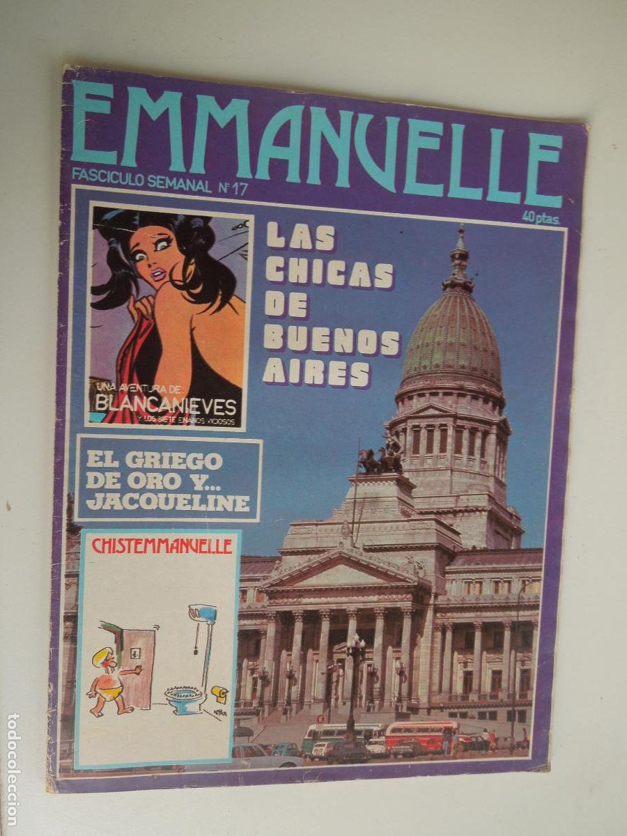 Journals: EMMANUELLE-2 REVISTA N&ordm; 17 -COMICO EROTICA - ILUSTRADA BLANCO NEGRO Y COLOR A&Ntilde;OS 70 SOLO ADULTOS +18