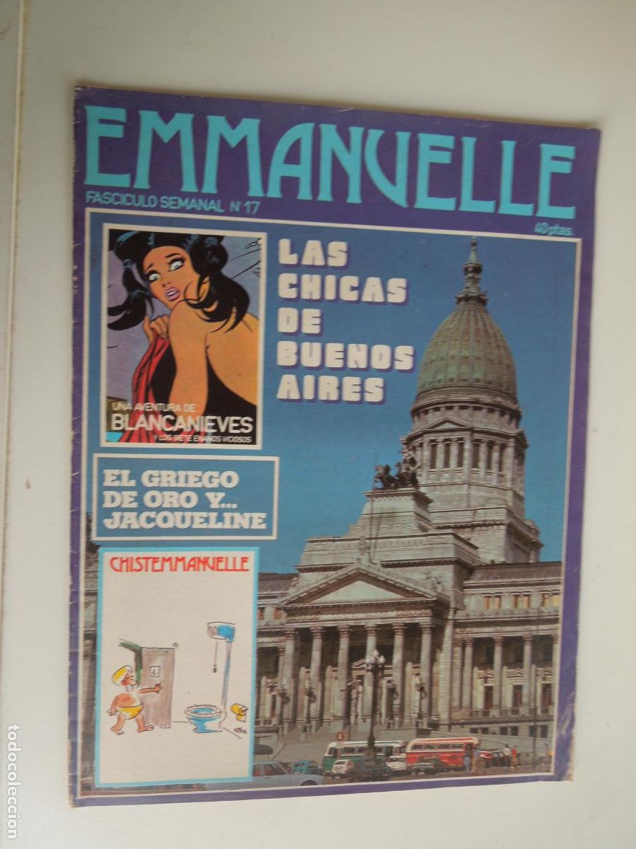 Journals: EMMANUELLE-2 REVISTA N&ordm; 17 -COMICO EROTICA - ILUSTRADA BLANCO NEGRO Y COLOR A&Ntilde;OS 70 SOLO ADULTOS +18