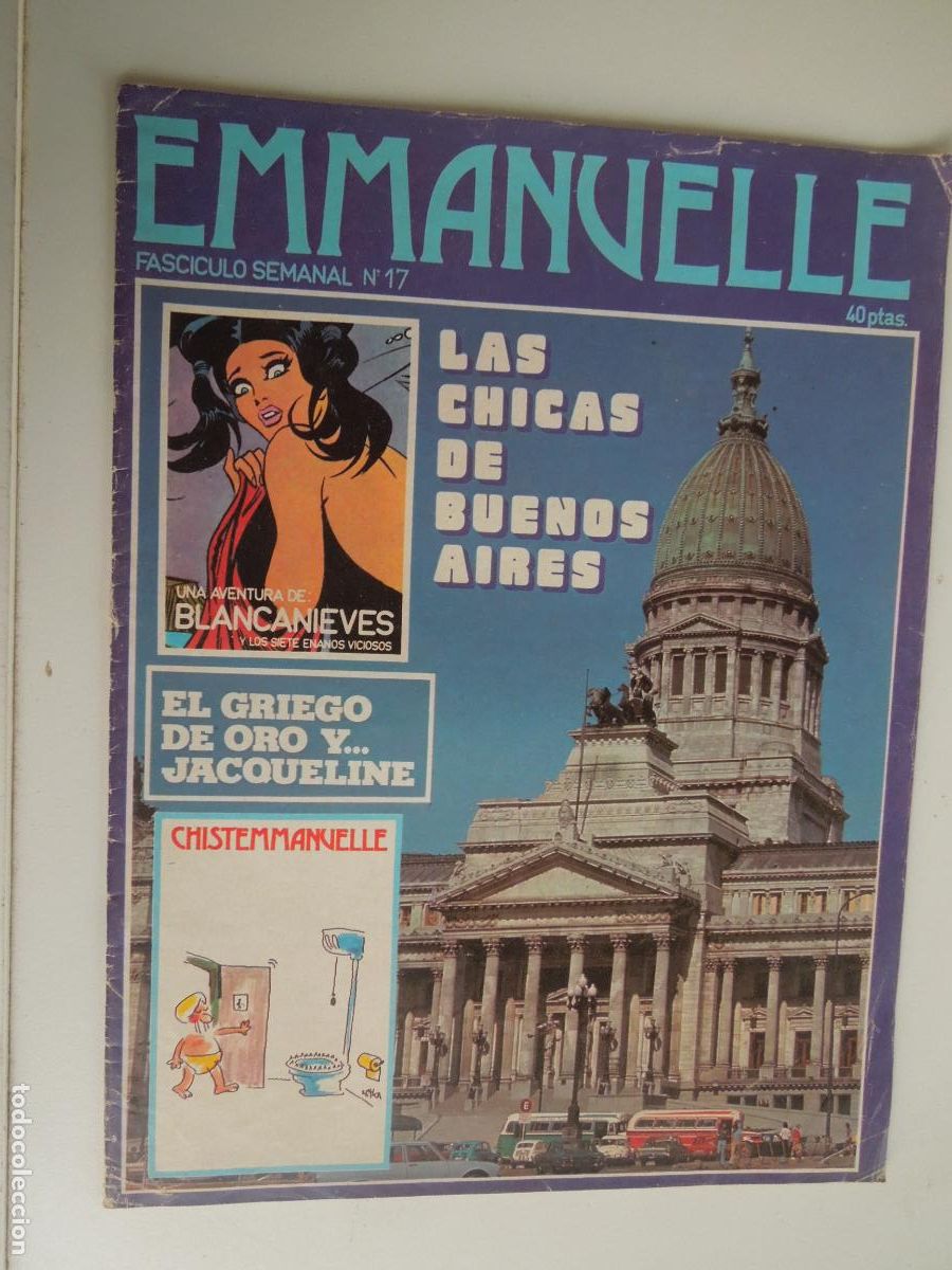 Journals: EMMANUELLE-2 REVISTA N&ordm; 17 -COMICO EROTICA - ILUSTRADA BLANCO NEGRO Y COLOR A&Ntilde;OS 70 SOLO ADULTOS +18