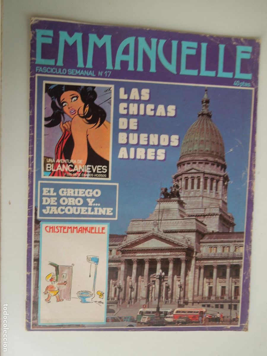 Journals: EMMANUELLE-2 REVISTA N&ordm; 17 -COMICO EROTICA - ILUSTRADA BLANCO NEGRO Y COLOR A&Ntilde;OS 70 SOLO ADULTOS +18
