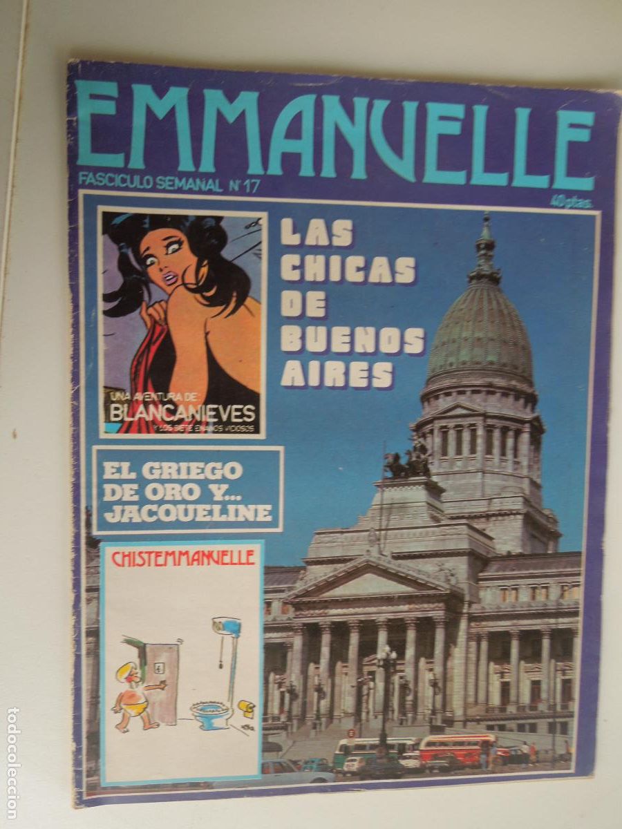 Journals: EMMANUELLE-2 REVISTA N&ordm; 17 -COMICO EROTICA - ILUSTRADA BLANCO NEGRO Y COLOR A&Ntilde;OS 70 SOLO ADULTOS +18