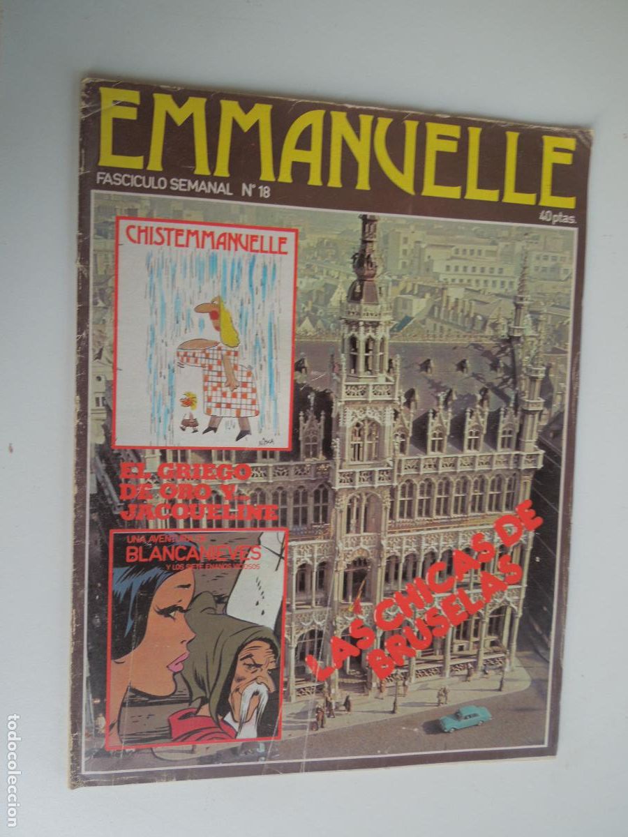 Journals: EMMANUELLE-2 REVISTA N&ordm; 18 -COMICO EROTICA - ILUSTRADA BLANCO NEGRO Y COLOR A&Ntilde;OS 70 SOLO ADULTOS +18