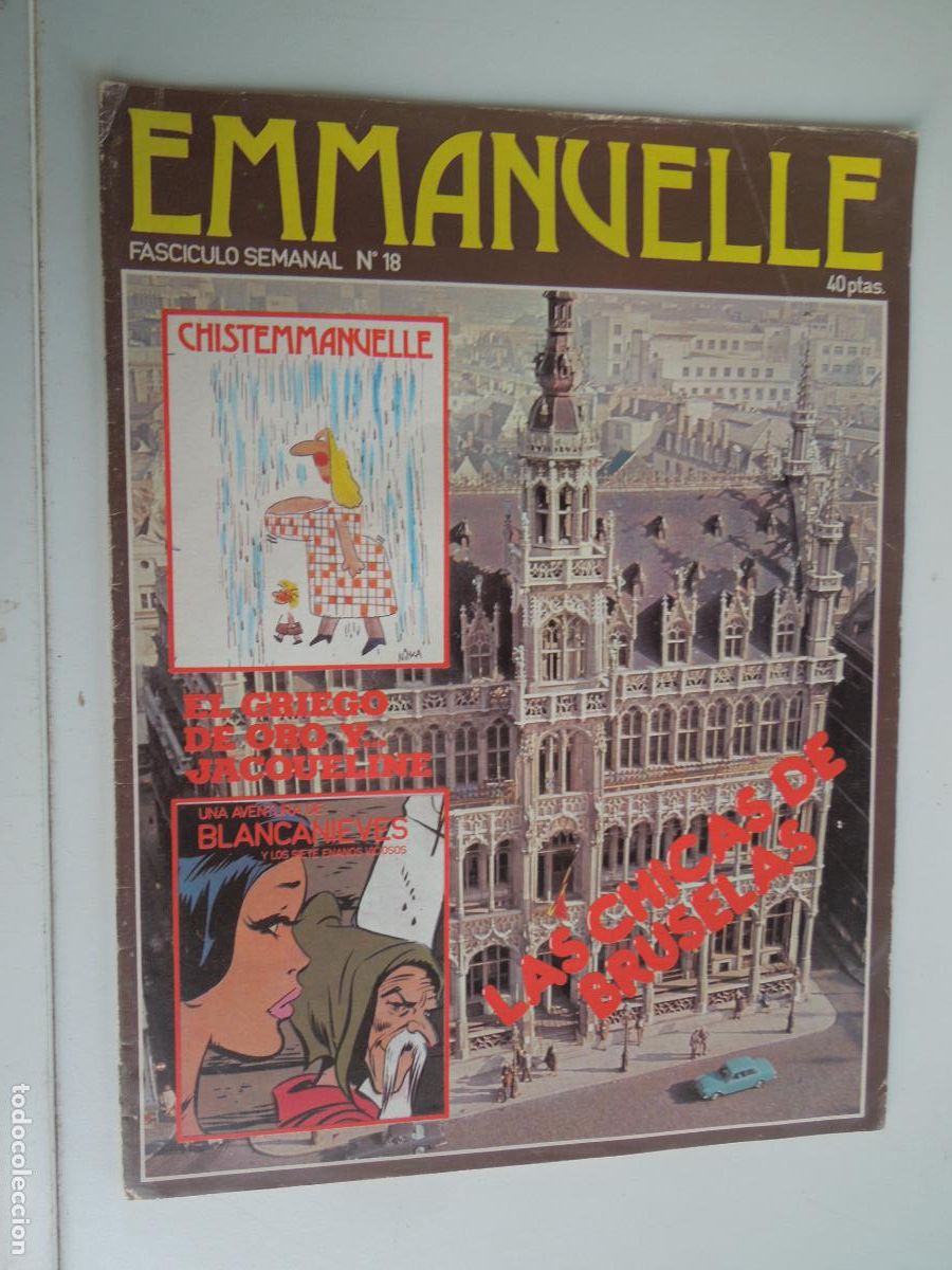 Journals: EMMANUELLE-2 REVISTA N&ordm; 18 -COMICO EROTICA - ILUSTRADA BLANCO NEGRO Y COLOR A&Ntilde;OS 70 SOLO ADULTOS +18