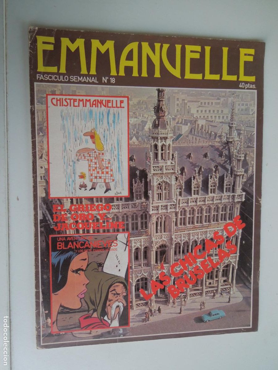 Journals: EMMANUELLE-2 REVISTA N&ordm; 18 -COMICO EROTICA - ILUSTRADA BLANCO NEGRO Y COLOR A&Ntilde;OS 70 SOLO ADULTOS +18