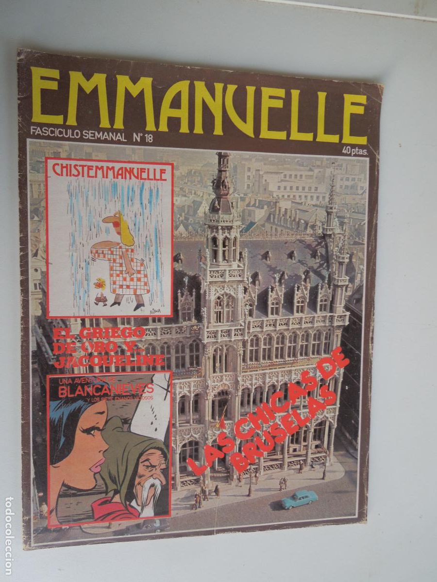 Journals: EMMANUELLE-2 REVISTA N&ordm; 18 -COMICO EROTICA - ILUSTRADA BLANCO NEGRO Y COLOR A&Ntilde;OS 70 SOLO ADULTOS +18